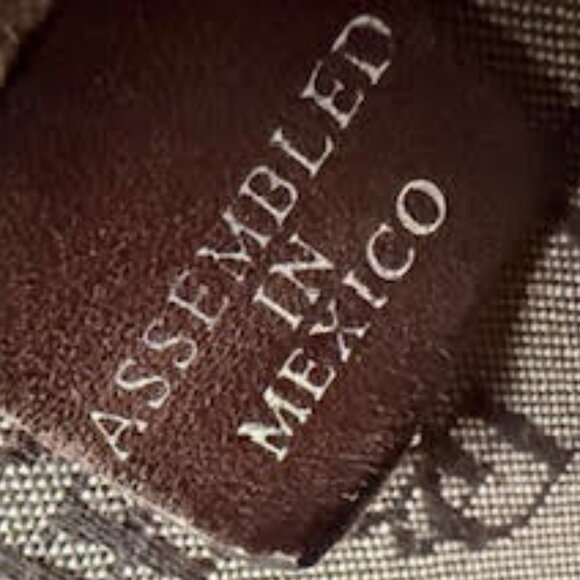 Dooney & Bourke Logo Canvas Satchel Brown Monogram, Leather Handles with Tassel - Picture 10 of 10